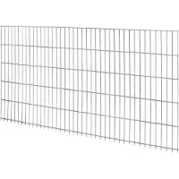 Floraworld Doppelstabmatte-Zaun Comfort 201 x 103 cm feuerverzinkt