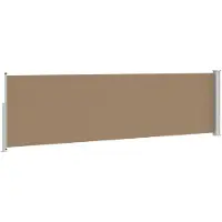 vidaXL Ausziehbare Seitenmarkise 120 x 300 cm Polyester Rechtwinklig