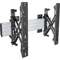 Multibrackets Wandhalter Push In Pop Out, 40"-75", silber