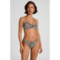 Hunkemoller Highleg Bikinihose Leopard Schwarz