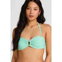 Hunkemoller Luxus Bandeau Bikini-Top Grün