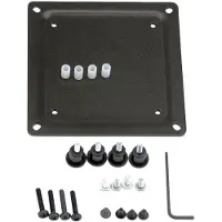 Ergotron - Montagekomponente (Konvertierungsplatte) - für Monitor - Stahl - Schwarz