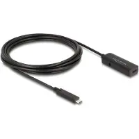 HQ Products 80027, 3 m, USB C, USB C, USB 3.2 Gen 2 (3.1 Gen 2), 10 Gbit/s, Schwarz