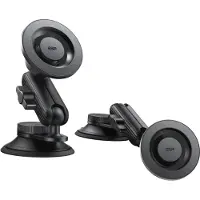 ESR OmniLock Magnetic Car Mount (Suction Cup), Black Carbon Fiber
