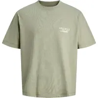 Jack & Jones Kurzarmshirt "JORNORREBRO TYPO TEE SS CREW NECK PLS" Baumwolle, regular fit