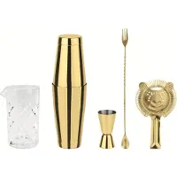 Paderno Cocktailset Pariser Mirror Gold (5er-Set)