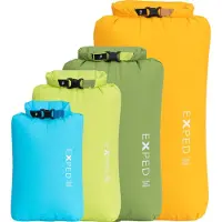 Exped - Set aus 4 wasserdichten Aufbewahrungsbeuteln - Drybag Versa Bright Set - Rot