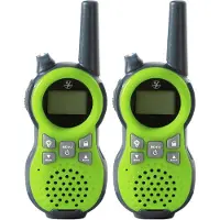 Haba Terra Kids Walkie-Talkie – 5 km Reichweite, 8 Kanäle, 446 MHz, LED-Lampe, Abnehmbarer Gürtelclip, ladbar mit USB-Kabel – 2011895001
