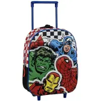 Marvel 3D Trolley Reisekoffer, Checkered