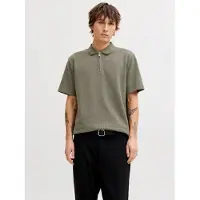 Jack & Jones Jprblaethan Ss Zip Polo Sn