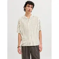 Jack & Jones Hemd Jeff 12288853 Beige Relaxed Fit