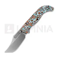 Vosteed Naga - Stonewash - Bamboo Micarta Taschenmesser, Canyon Current