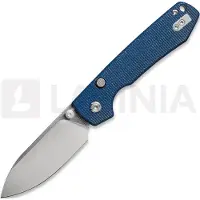 Vosteed Raccoon 2.0 Top Liner Lock - Satin Drop - Micarta Taschenmesser, blau
