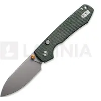 Vosteed Raccoon 2.0 Top Liner Lock - S/W Drop - Micarta Taschenmesser, grün