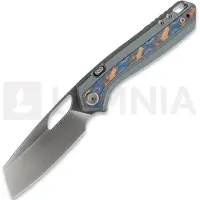 Vosteed Kroc 329 - Satin - Aluminum & Ocean Micarta Taschenmesser