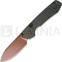 Vosteed Raccoon 2.0 Top Liner Lock - Copper Dune Drop - Micarta Taschenmesser, grün
