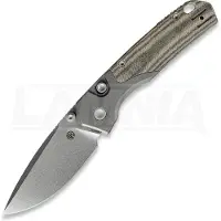 Vosteed Psyop 299 - Stonewash - Micarta Taschenmesser, grün