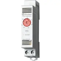 Finder Termostat til opvarmning i kontaktskabe 7T.81.0.000.2401 250 V/AC 1 x brydekontakt (L x B x H) 88.8 x 17.5 x 47.8 mm 1 stk