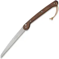 Woxna Ljusnan 113025 Foldable Saw, Walnussholz, rostfreier Stahl, Klappsäge, 25 cm