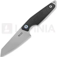 MKM Knives MKM Makro 2 Sheepfoot, Stonewashed, G10 schwarz feststehendes Messer, Jesper Voxnaes Design
