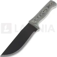 Condor Crotalus CTK257-5.5HC Powdercoated 1075, Green Micarta, Fahrtenmesser