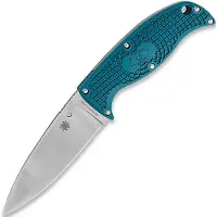 Spyderco Enuff 2 Blue K390 Leaf Messer
