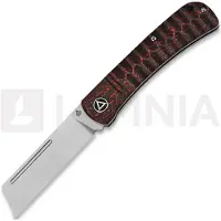 QSP Knife Hedgehog Slip Joint Red CF Taschenmesser