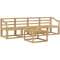 Syfax Garnitur aus 5 Outdoor-Sofas, weiß, 59 x 59 x 37 cm