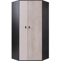 Masseno Drehtürenschrank ISEO 90/190/90cm 2-türig Eichefarben