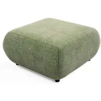 Masseno POLSTERHOCKER DELTA Modern Sitzhocker, Fußhocker Grün