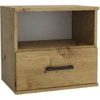 Masseno NACHTTISCH NOCTA 48/50/35 cm Eiche Artisan