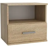 Masseno NACHTTISCH NOCTA 48/50/35 cm Sonoma Eiche