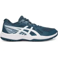 Asics für Frauen/Mädchen. 1074A045 Upcourt 6 GS Sneakers dunkelgrün (40), Wohnung, Schnürsenkel, Lässig, Sportlich, Multisport, Kinderbeklei