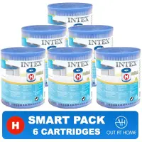Intex SMART PACK 6 Stück Filterkartuschen Typ H