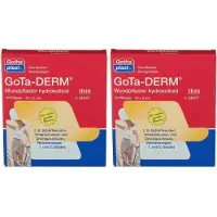 Gothaplast Gota-Derm thin hydrokoll.Wundpfl.steril 5x10 cm x2 2x10 St Pflaster