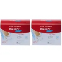 Dräco Dracopor waterproof Wundverband 3,8x3,8 cm steril x2 2x50 St Pflaster