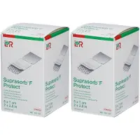 Suprasorb F Protect Folien-Wundverb.5x7 cm ste. x2 2x100 St Verband