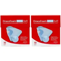 Dräco Dracofoam Infekt haft Schaumst.Wundauf.5x5 cm x2 2x10 St Verband