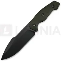 Kunwu Knives Stiffy G. - Teflon - Micarta Messer, olivgrün