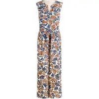 Betty & Co Jumpsuit "Jumpsuit ohne Arm", Damen, Gr. 40, EURO, braun (nature, braun), Obermaterial: 100% Polyester PES., Overalls Jumpsuit