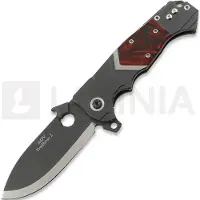 Andre de Villiers Trailboss Kalgard Wave Tab Taschenmesser, Red Kirinite