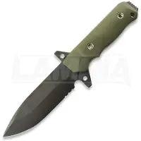 1881 Knifeworks AIO-2 Messer, OD Green G-10