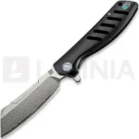 Artisan Cutlery Tomahawk Framelock Damascus Small Taschenmesser, schwarz