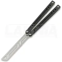 Squid Industries Carbon Fiber Nautilus V2 Bali-song Trainingsmesser, schwarz