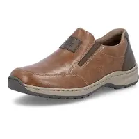 Rieker Herren Slipper Halbschuh Stretch extra weit 03354, Größe:44 EU, Farbe:Mehrfarbig