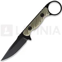 Toor Jank Shank S Messer, Ranger Green G-10, Black Gun-Kote