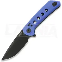 Reate PL-XF Blue G-10 Taschenmesser, Black PVD