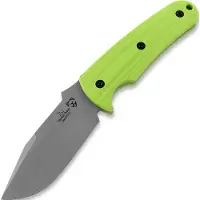 Puppy K&T Mini Tactical Puppy Messer, Green handle, Plain edge
