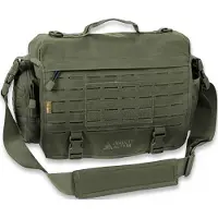 Direct Action Messenger Bag Laptop Tasche mit Lasercut MOLLE Olive Green
