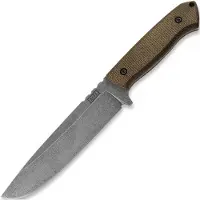 Za-Pas Knives Expendable, Brown Micarta, Stonewash
